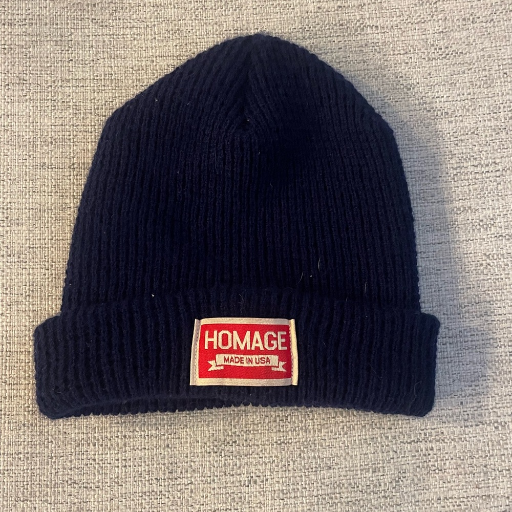 Navy Homage Beanie
